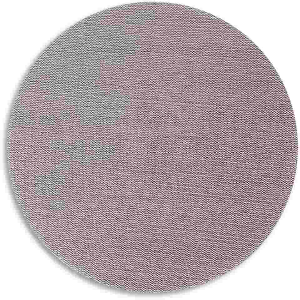 Disco De Lixa Telada Abrasivo 125mm Compel Pacote C/ 6 Unidades Para Lixadeira Orbital P/Massa Corrida Madeira Drywall Profissional Gramatura (GR180)