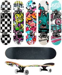 Skate Semi Profissional Completo Montado Modelos 7.5
