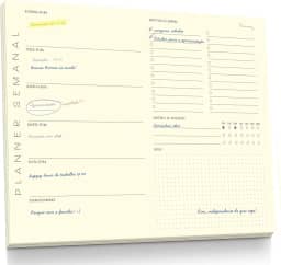 Planner Agenda Semanal Minimalism - 50 folhas - tamanho A4