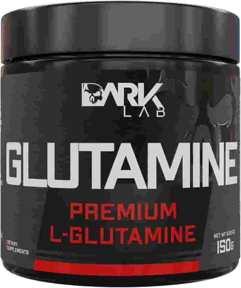 Glutamina Dark Lab 100% Pura, 150g, Recuperação Muscular e Sistema Imunológico