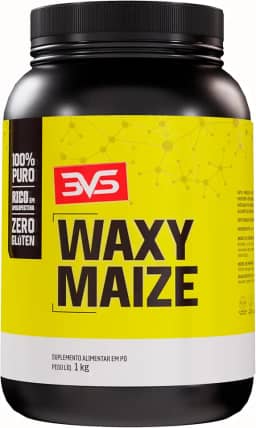 Waxy Maize - Sabor Natural, 3VS Nutrition, 1000G - Fonte de carboidratos de baixo índice glicêmico - Fornece níveis de energia constantes