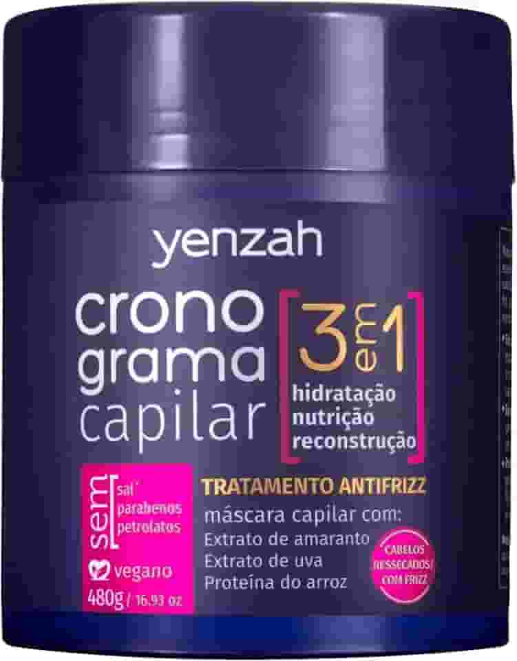 YENZAH - CRONOGRAMA 3 EM 1 - MÁSCARA ANTIFRIZZ, Yenzah