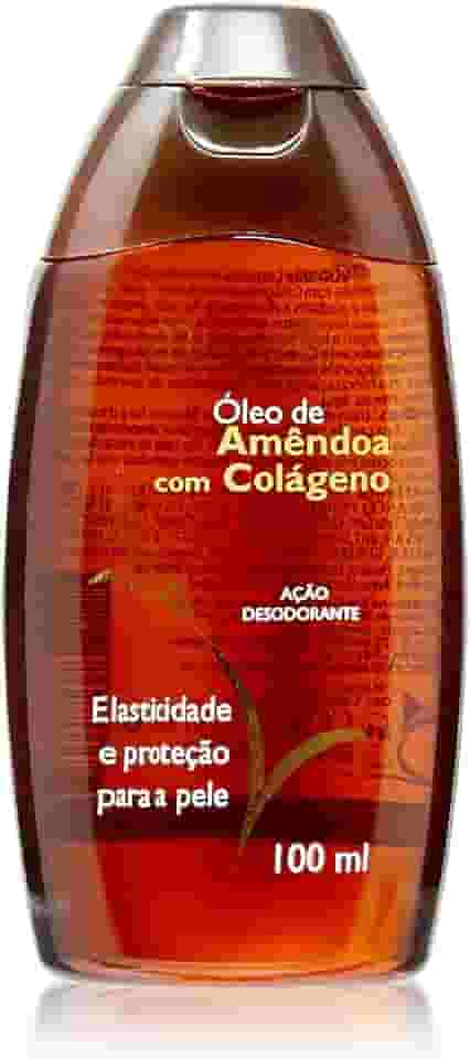 Óleo Corporal de Amêndoas com Colágeno, Muriel, Branco, 100 Ml
