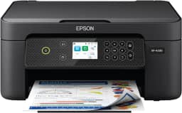 Epson Expression Home XP-4200 Impressora multifuncional colorida sem fio com digitalização, cópia, impressão frente e verso automática, fotos sem bordas e tela colorida de 2,4 polegadas, preta