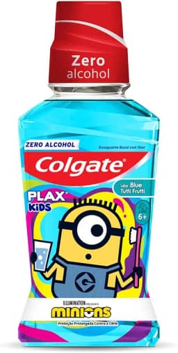 Enxaguante Bucal Infantil Colgate Plax Kids Minions 250ml