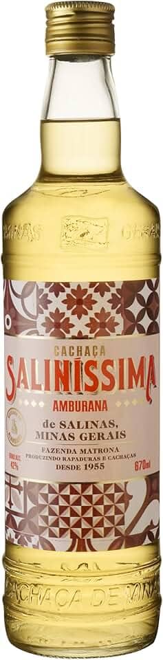 Cachaça Saliníssima Amburana 670 ml