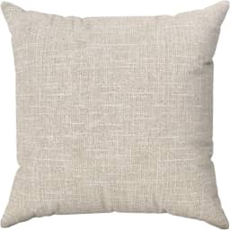 Kit 2 Almofadas Cheias 45x45 Linho Delux Bege Decoração Sala Sofá Quarto