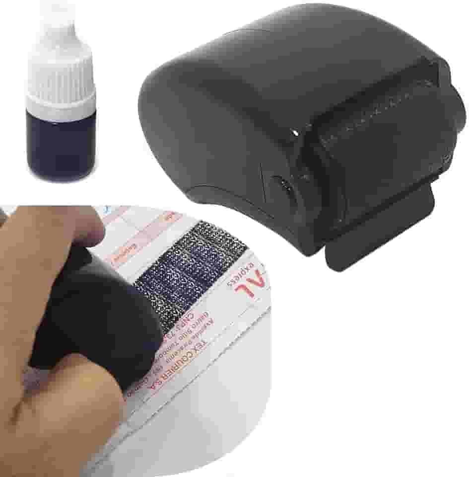 Carimbo de Privacidade para Segurança e Proteção De Dados Roller (preto)