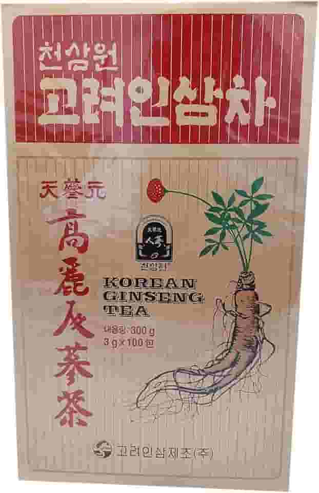 CHÁ DE GINSENG COREANO 100 SACHÊS
