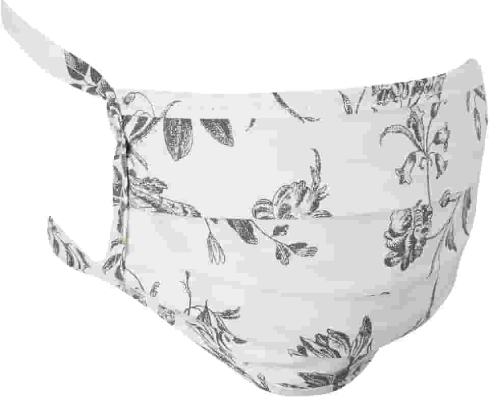 Kit 02 Máscaras 100% Algodão Pregas Extensíveis com Alças de Amarração Estampas Sortidas Coteminas 2 Peças Santista - Tamanho Único - Diversos