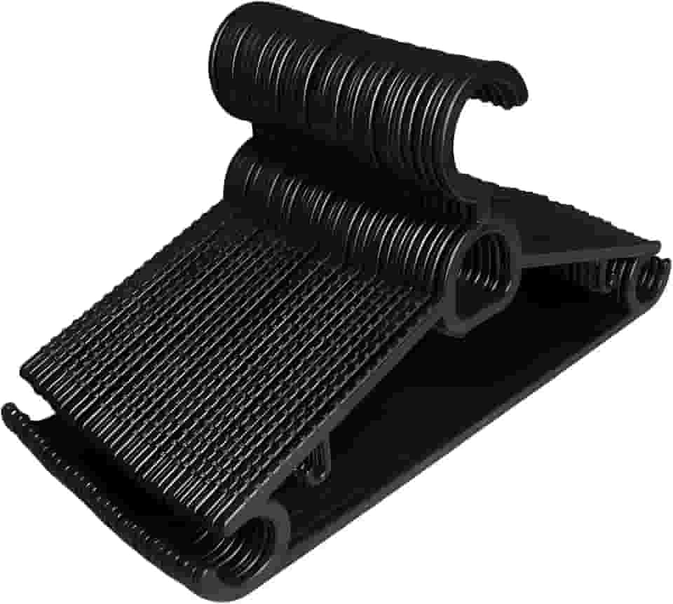 Kit 20 Cabides Adulto Preto Antideslizante Reforçado | Cabide Resistente Para Roupas Pesadas Calças Camisetas | Contém Porta Gravata, Cinto e Lenço,Camisas, Ternos Gancho para Vestido | CSCABIDES