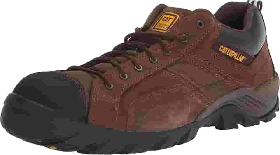 Caterpillar Men's Argon Composite-Toe Lace-Up Work Boot,Dark Brown,9 M US