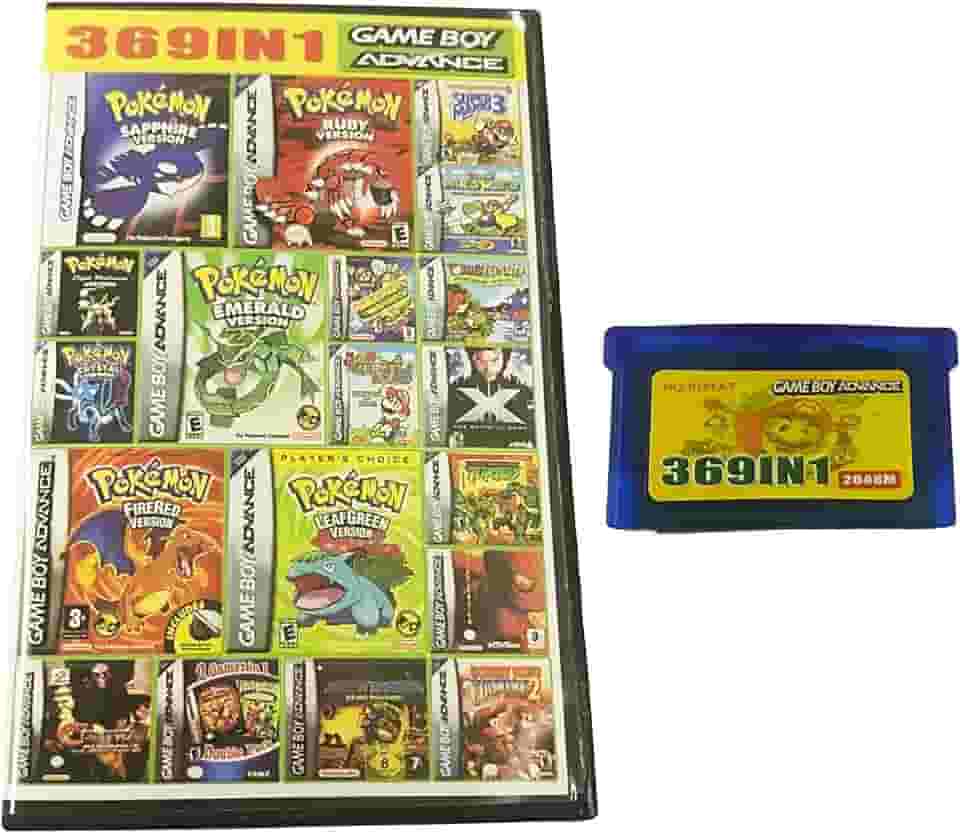 Cartucho Fita 369 Em 1 Game Boy Advance Gba Multi Jogos