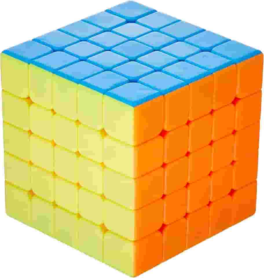 Moyu Meilong Cubo Magico Profissional 5x5 Stickerless Speedcubing Demolidor, Multicor