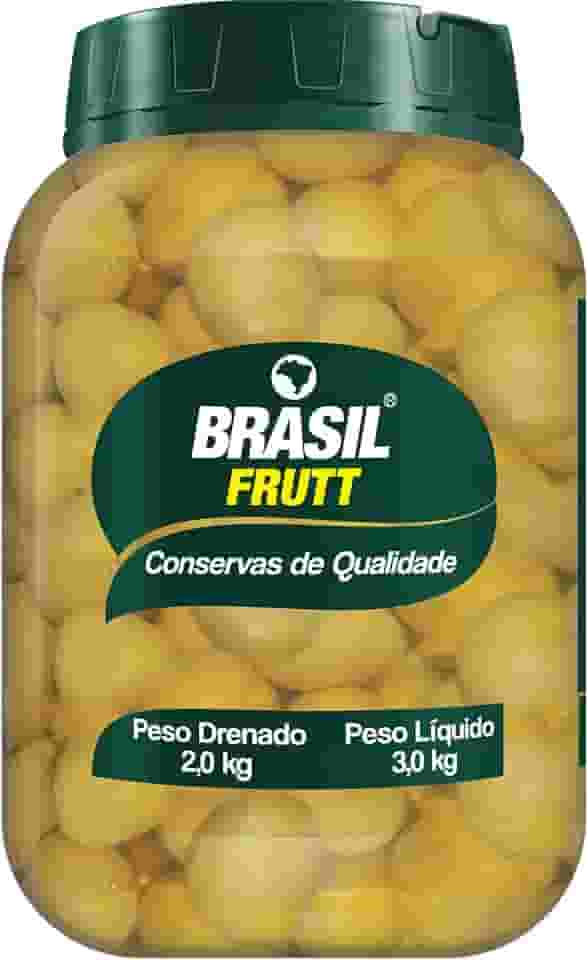 Brasil Frutt Azeitona Verde Gordal com Caroço balde 2kgs