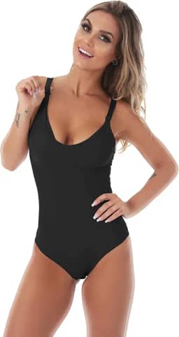 Body Amamentação Modeladora Redutora Cinta Sem Bojo Pôs Parto