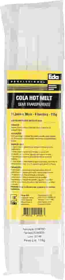 Eda 3UZ Cola para Pistola Eda, 11,2 x 30 cm, 4 Barras, Transparente