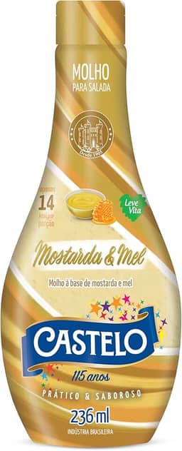 Castelo Molho P/ Salada Mostarda Com Mel (236 Ml) Sabor 236 Ml