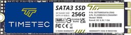 Timetec SSD 3D NAND SATA III de 256 GB, 6 Gb/s M.2 2280 NGFF 128TBW, velocidade de leitura de até 550 MB/s SLC Cache Performance Boost Unidade interna de estado sólido para PC, computador, laptop e