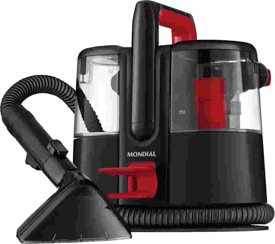 Extratora e Higienizadora Portátil Deep Cleaner I, Mondial, Preto/Vermelho, 1650W, 220V - EXP-01-R