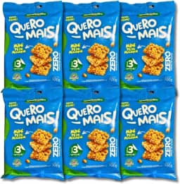 Mini Pé de Moleque Quero Mais Zero Açúcar Guimarães - Pack 6 un