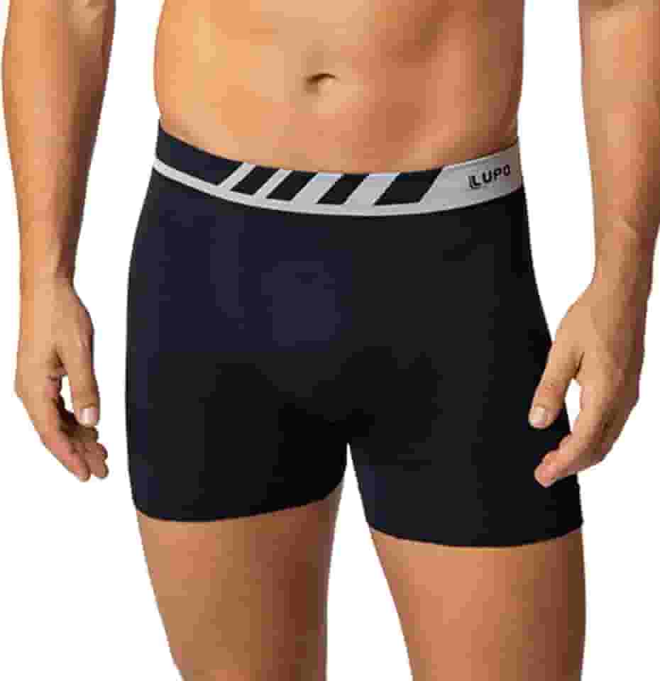 Cueca Boxer Microfibra Lupo Sem Costura Masculino Adulto