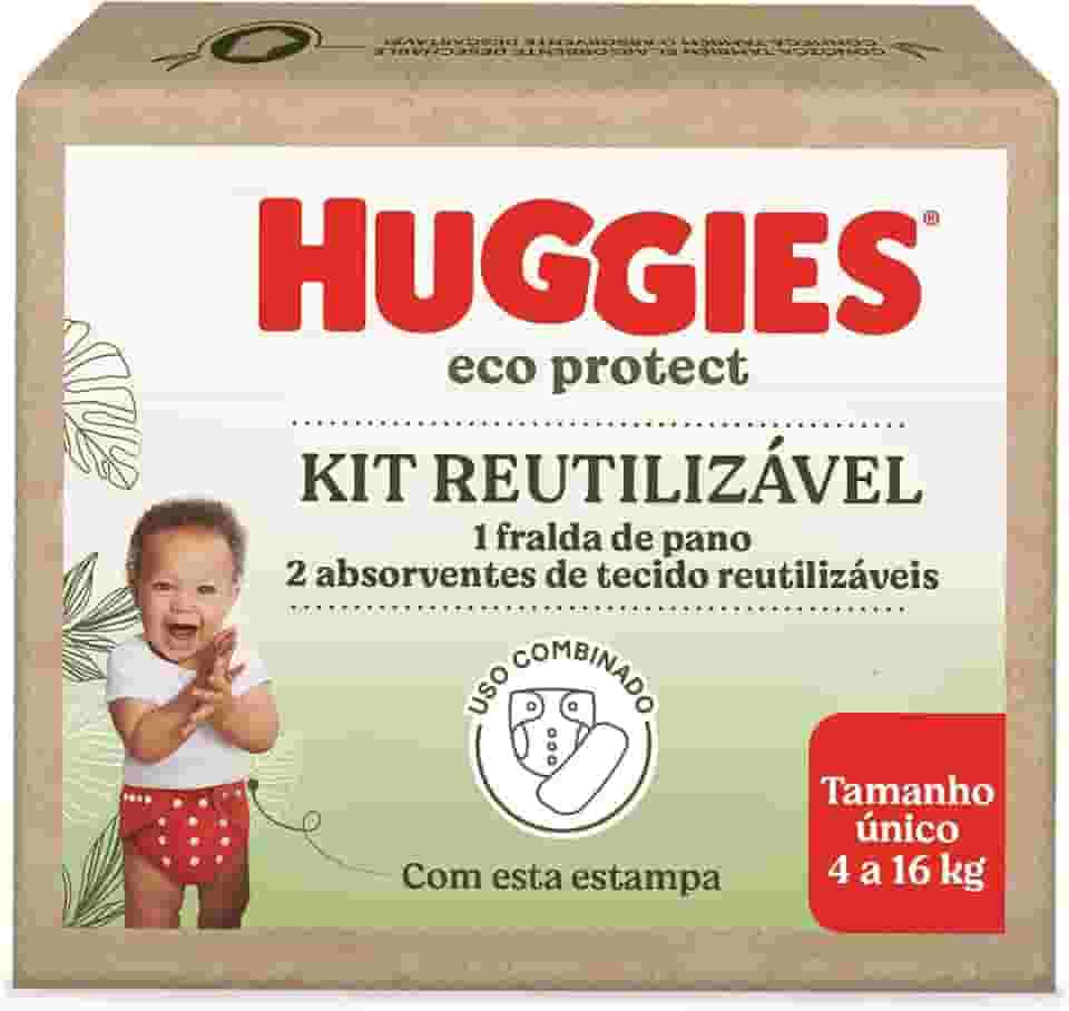 Huggies Kit Fralda Reutilizável Eco Protect - Vermelho