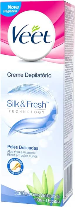Creme Depilatório Corporal Veet Peles Delicadas - 100ml