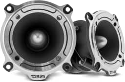 DS18 Pro-TW220 Tweeter de alumínio super Bullet de 1" 350W Max 225W RMS com crossover embutido (2 alto-falantes incluídos)
