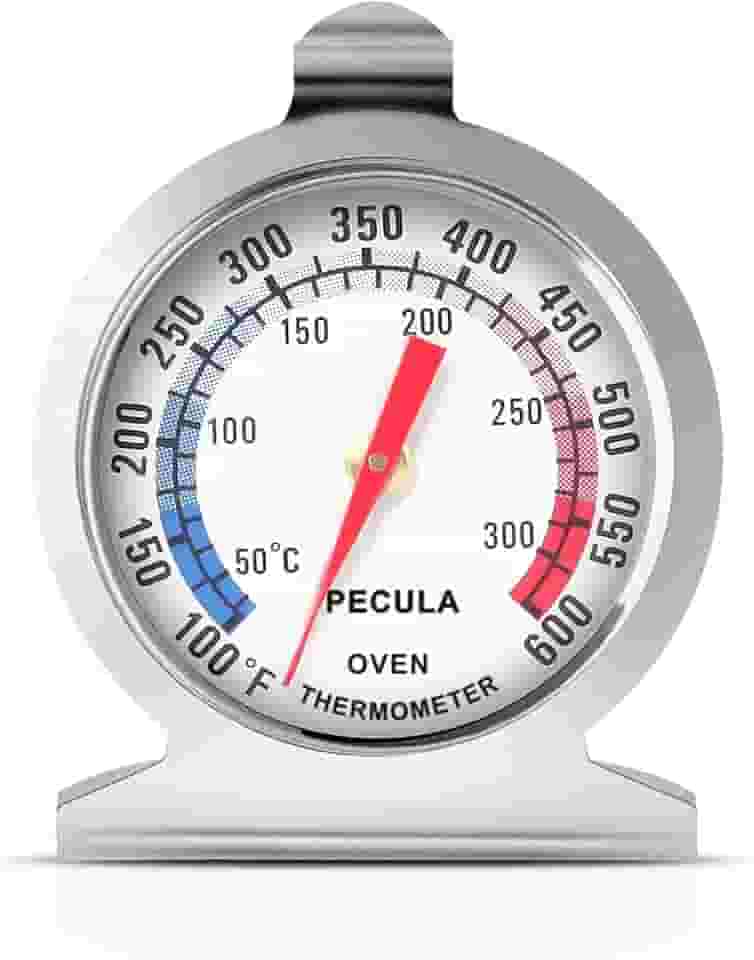 Termometro de Forno 50-300 C C / 100-600 C F, Forno Grill Fry Chef Fumante Termometro de Leitura Instantanea Termometro de Aco Inoxidavel Cozinha Termometro para Cozimento de Churrasco