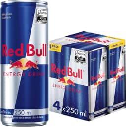 Pack de 4 Latas Red Bull Energético, Energy Drink, 250ml