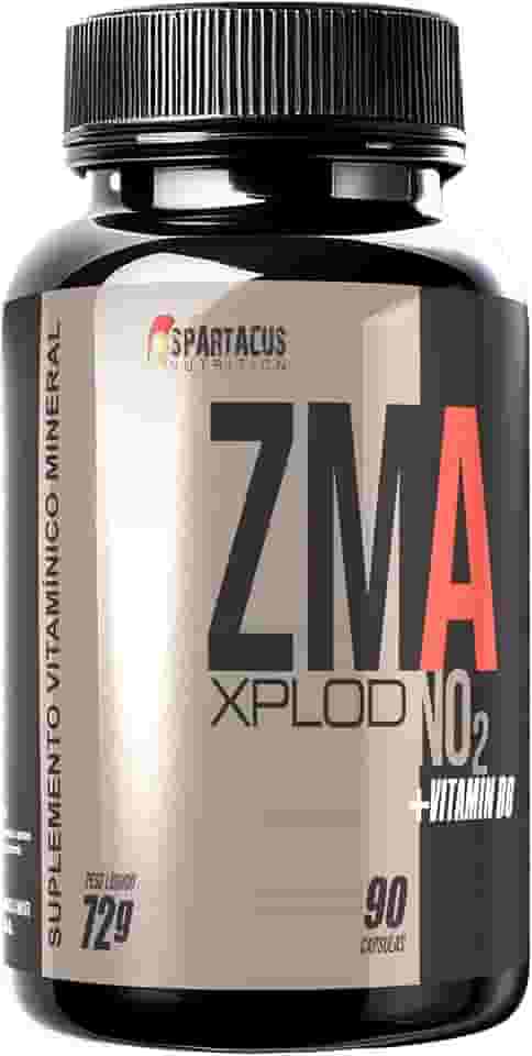 ZMA NO2 XPLOD Magnésio Zinco Cálcio Vitamina B6 90 Cápsulas Suplemento Alimentar Vitamínico Mineral Adulto Não Contém Glúten