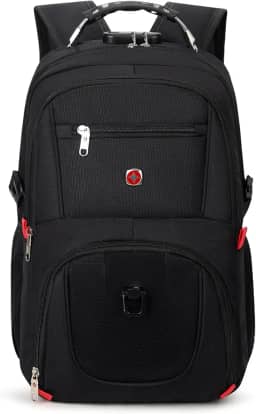 Mochila Unissex Notebook com Cadeado, Entrada para USB/Fone de ouvido e capa de Chuva - Trailblaze