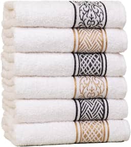 Panos de Copa Luxure (6 unid.) – Toalhas Gourmet Encorpadas e Elegantes para Cozinha (Sortidos)