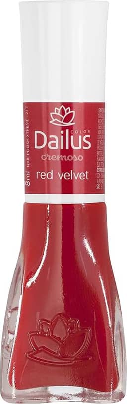 Dailus Esmalte Cremoso 217 Red Velvet Vermelho Sangue