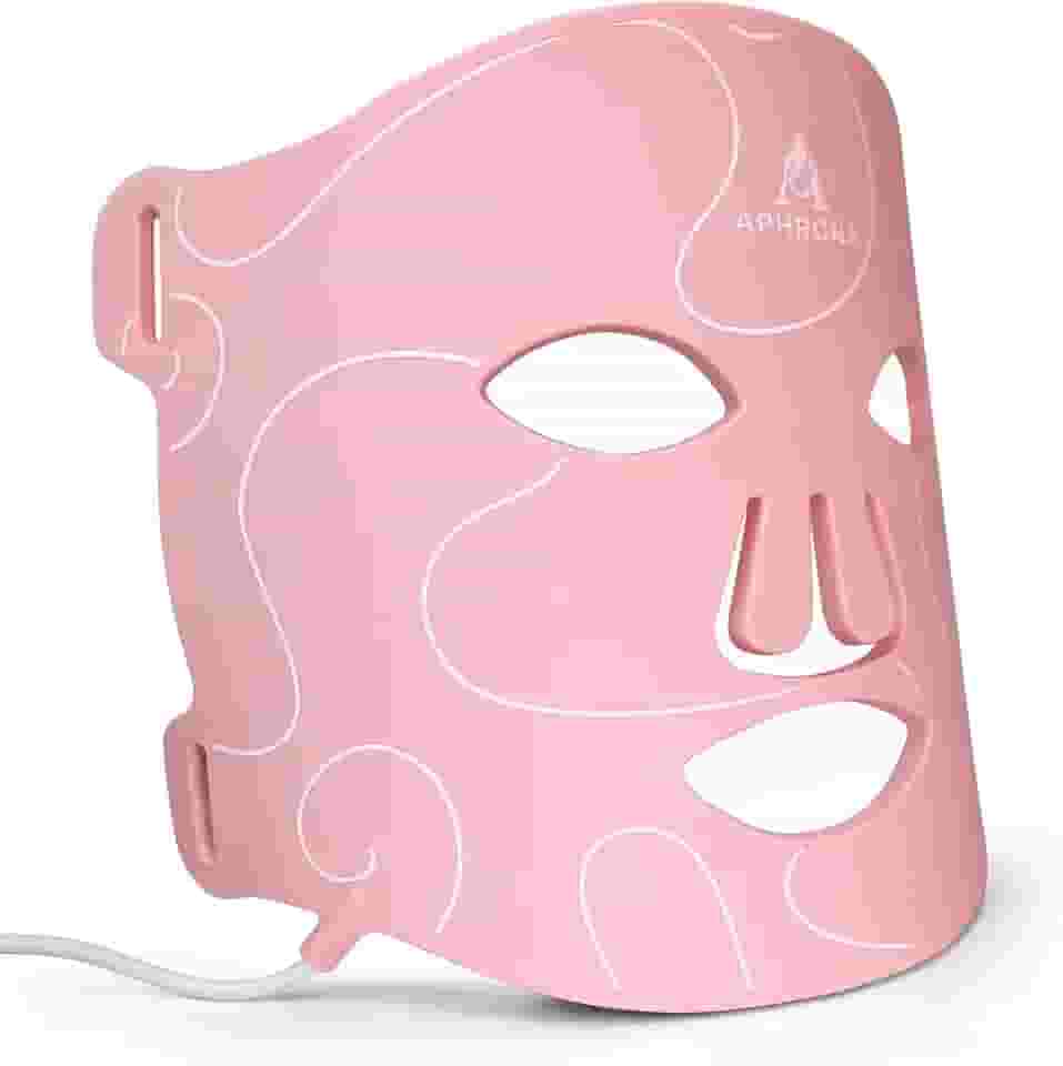 Aphrona Máscara facial de LED da Via Láctea, máscara facial de LED para terapia de luz vermelha e azul, máscara de fóton de tratamento de terapia de luz, modelo: PDT-FACE