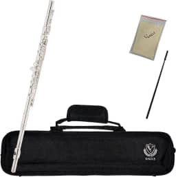 Kit Flauta Eagle FL03S Transversal Prateada Dó Com Estojo