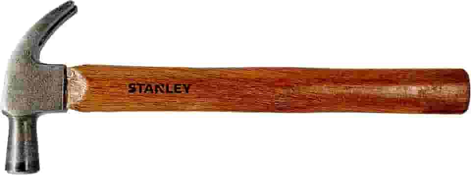 STANLEY Martelo Unha 20mm, Cabo de Madeira Envernizado, Modelo STHT51368-840