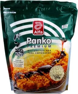 Farinha Panko Premium Flocada Para Empanados Alfa 500g