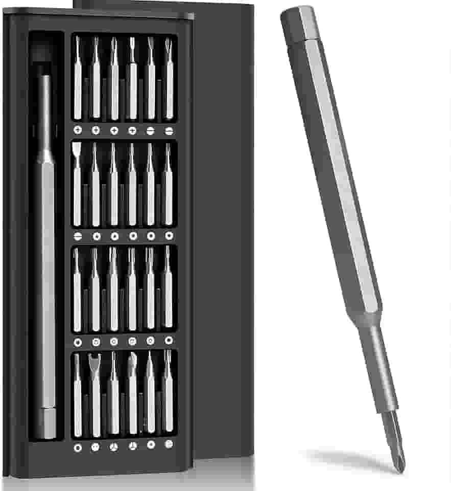 Kit Conjunto de Chave de Fenda 24 em 1 com Estojo Magnético Precisão Ideal para Reparos em Celulares, Notebooks, Relógios e Eletrônicos em Geral Linha Premium