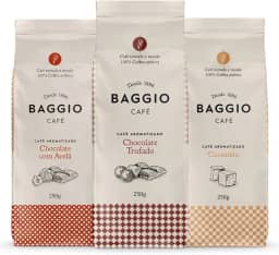 Kit Café Gourmet Baggio Chocolate c/Avelã+Trufado+Caramelo