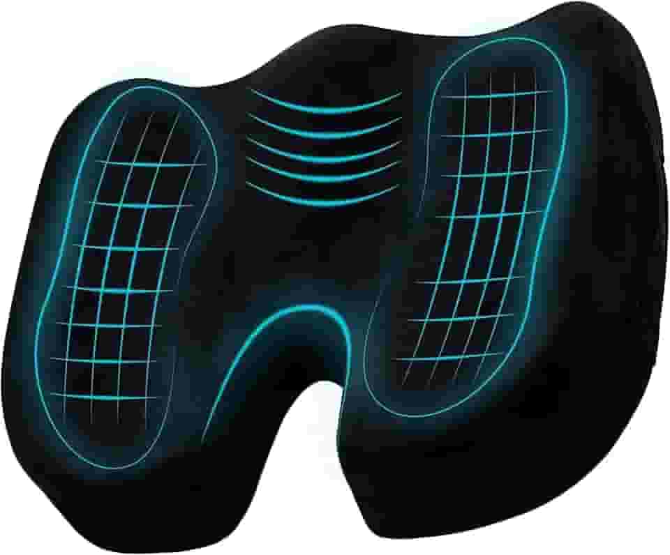 Almofada Para Coccix, Almofada de Assento de Espuma de Memória, Almofada Ortopédica de Assento para Carro, Almofada de Assento Espuma, Almofada de Assento para Cadeira de Escritório