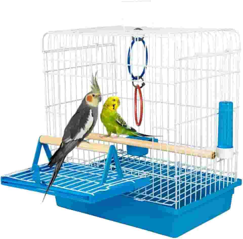 JEL PLAST GAIOLA CALOPSITA JÚNIOR - AZUL, PEQUENO