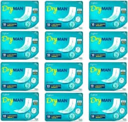 KIT ABSORVENTE MASCULINO DRY MEN 12 PCT C/10