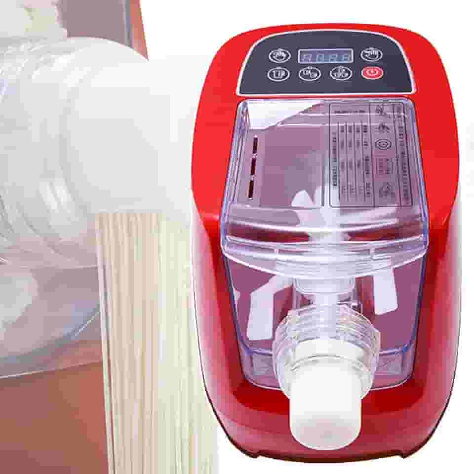 LWCHAUNG MáQuina De Fazer MacarrãO EléTrico-13 Moldes,MáQuina AutomáTica De Prensa De MacarrãO, MáQuina De Amassar E Fazer MacarrãO 2 Em 1