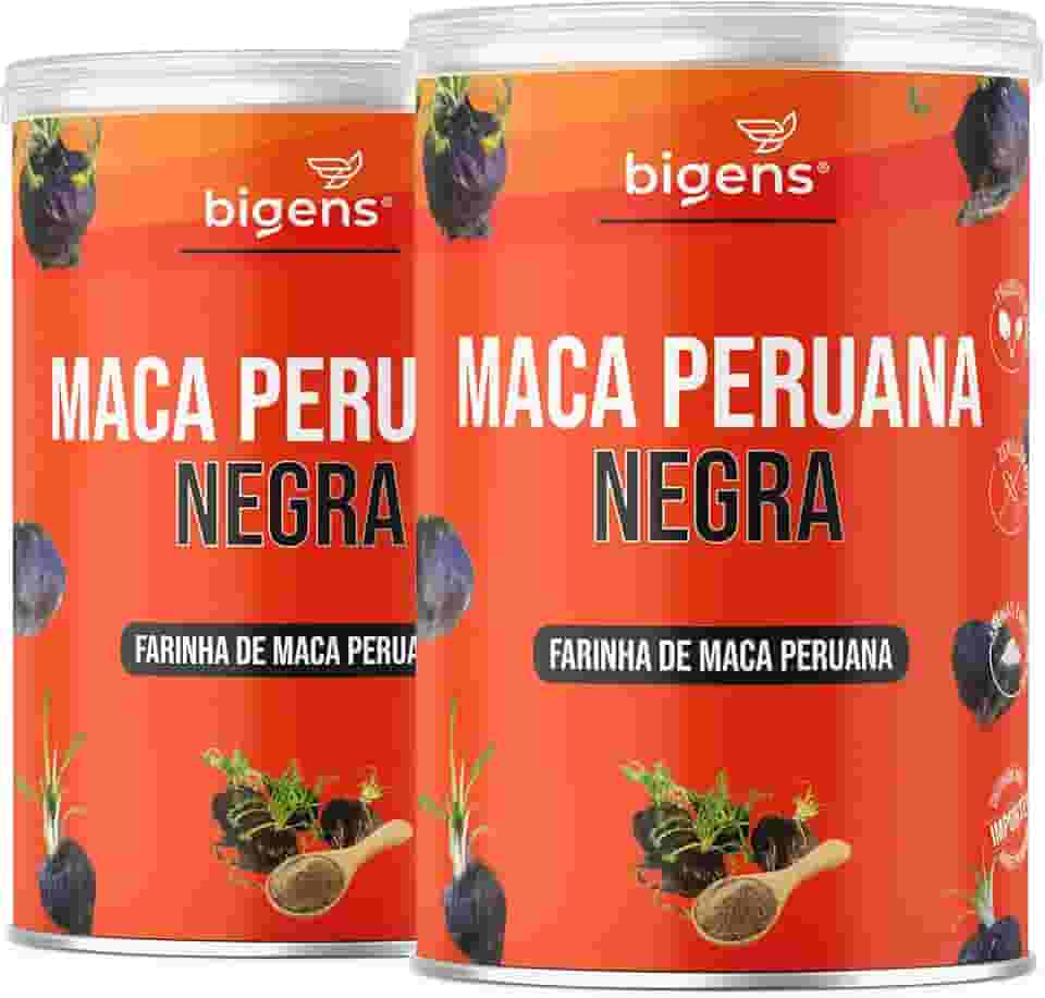 Maca Peruana Negra em pó 5g por porção, 150g, Biogens (Kit 2)