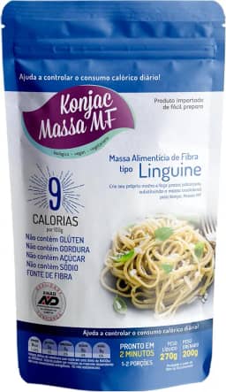 Konjac Massa MF Macarrão Linguine Zero Carboidrato 270G