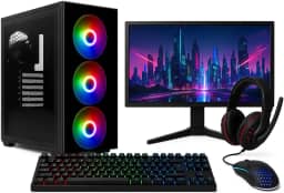 PC Gamer Completo MRPC Intel i7 3ª Geração 16GB RAM SSD 480GB RX550 4GB Monitor 19”
