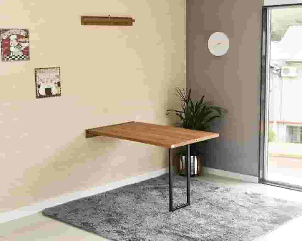 Mesa Dobrável Retrátil De Parede 120x75 Noronha