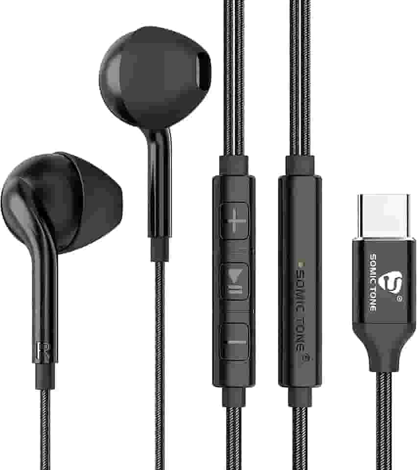 Fone De Ouvido Tipo C Com Fio E Microfone C4 Somic Tone